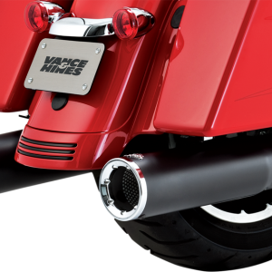 VANCE & HINES Hi-Output Mufflers - Black 46463