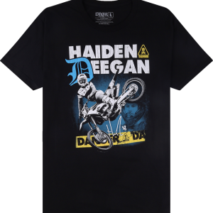 Deegan Apparel Caution T-Shirt - Black - 2XL DMTSS3023BLK2XL