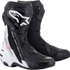 ALPINESTARS Supertech R Boots - Black/White - US 9 / EU 43 2220021-12-43
