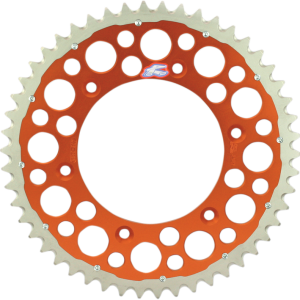 RENTHAL Twinring™ Rear Sprocket - 52 Tooth - Orange 2240-520-52GPOR