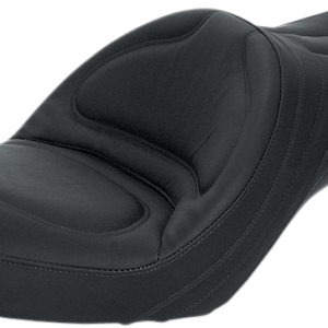 SADDLEMEN Seat - Explorer - Without Backrest - Stitched - Black - FXDWG 83G50JS