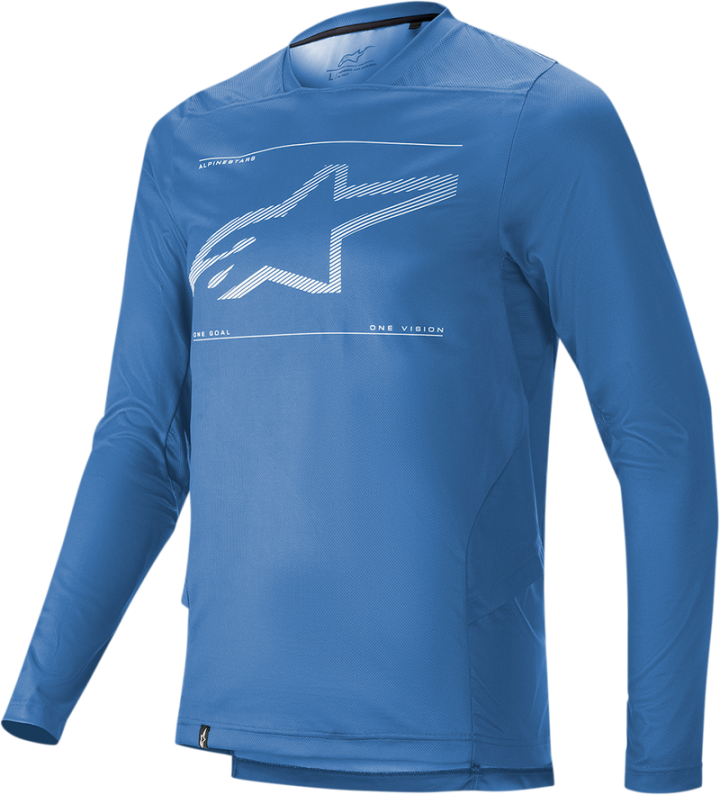 ALPINESTARS Drop 6.0 Jersey - Long-Sleeve - Blue - 2XL 1766420-7310-2X