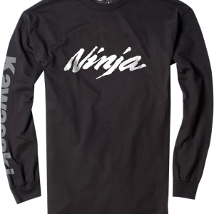 FACTORY EFFEX Kawasaki Long-Sleeve T-Shirt - Black - Large 17-87114