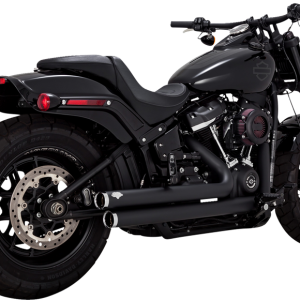 VANCE & HINES Big Shots Staggered Exhaust System - Black 47341