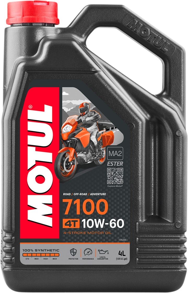 MOTUL 7100 4T Synthetic Oil - 10W-60 - 4L 104101