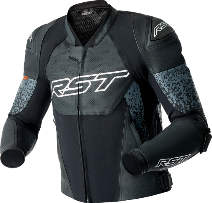 IN STOCK OPEN BOX RST Ps Supersport-K D3o Jacket Grey/Black Leather Small 103648GRY-40