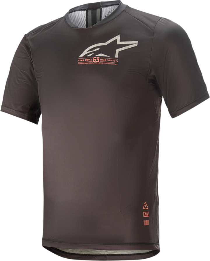 ALPINESTARS Alps 6.0 V2 Jersey - Short-Sleeve - Black/Coral - 2XL 1763921-1793-2X