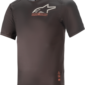 ALPINESTARS Alps 6.0 V2 Jersey - Short-Sleeve - Black/Coral - Small 1763921-1793-SM