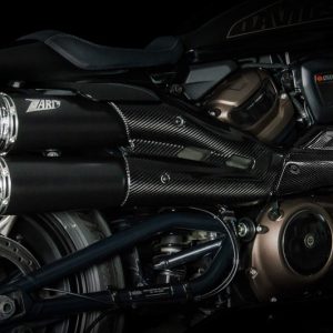 ZARD Exhaust Top Gun Slip-On Euro 5 Version Harley Davidson Sportster S 1250 2021- 2023 HD007S10SCO-B