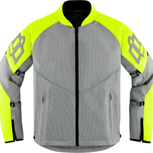 IN STOCK ICON Mesh AF™ Jacket - Gray/Hi-Vis - 2XL 2820-5948