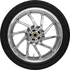 COASTAL MOTO Hurricane Rear Wheel - Chrome (18") | Dunlop Tire (180/55B18) PKG-HUR185CH-ABST