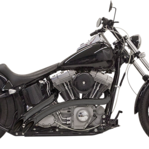 BASSANI XHAUST Radial Sweeper Exhaust - Black 1SD1FB