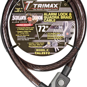 TRIMAX Alarm Cable Lock TAL2572 4010-0187