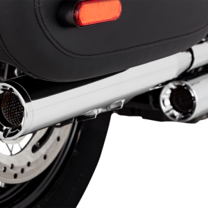 VANCE & HINES Eliminator 300 Slip-On Mufflers - Chrome Softail 2018-2021 16316