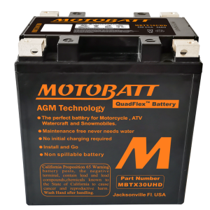 Motobatt Battery Mbtx30u(Hd) Sealed Factory Activated 491-1007