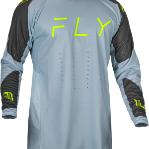 FLY RACING Evolution Dst Jersey Ice Grey/Char/Neon Green Xl 377-121X