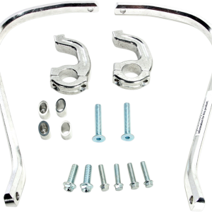 MOOSE RACING Handguards - Contour - 1-1/8" - Silver 50-5214S