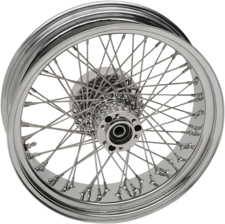 DRAG SPECIALTIES Rear Wheel - 60 Spoke - 18 x 5.5" - 14-19 Indian ACT CROSS LACED STD SPOKE 04856-INDR-K