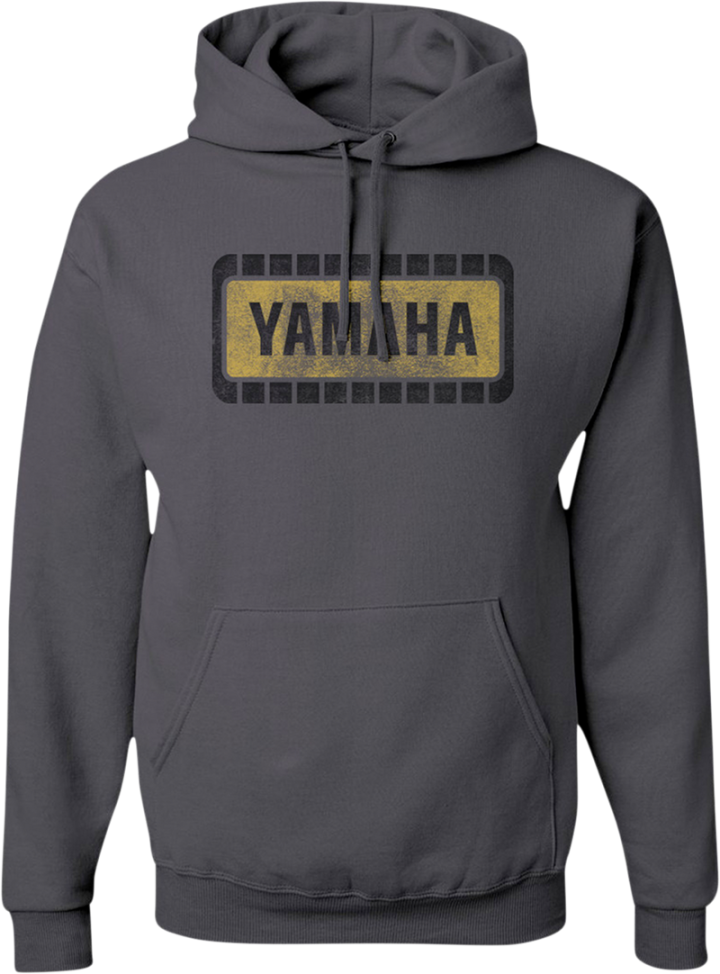 YAMAHA APPAREL Yamaha Retro Hoodie - Charcoal - Small NP21S-M1971-S