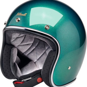BILTWELL Bonanza Helmet - Metallic Catalina Green - XL 1001-358-205