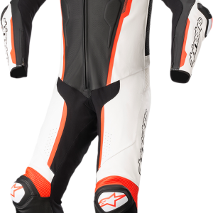 ALPINESTARS Missile v2 - 1-Piece Suit - Black/White/Red Fluorescent - US 44 / EU 54 3150122-1231-54