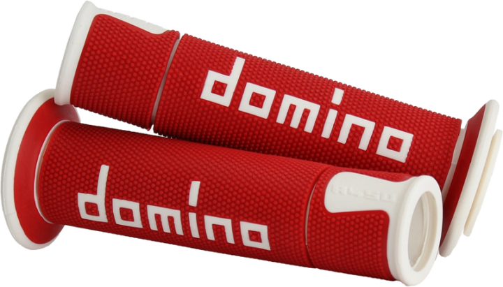 DOMINO GRIPS A450 Grips - Domino - Red/White A45041C4642B7-0