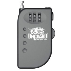 OnGuard Terrier 8063 Combo Cable Lock Roller Retractable Cable 57-9627