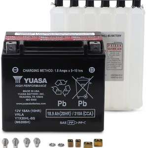 YUASA AGM Battery - YTX20HL-BS - .93 L YUAM620BH
