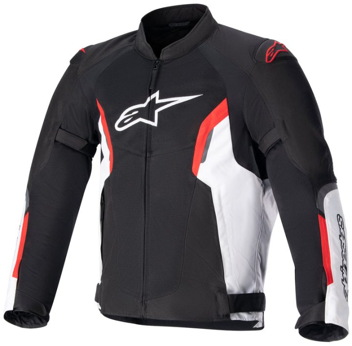 alpine star AST V2 AIR JKT BLK WHT RD 4X 33061211304-4X