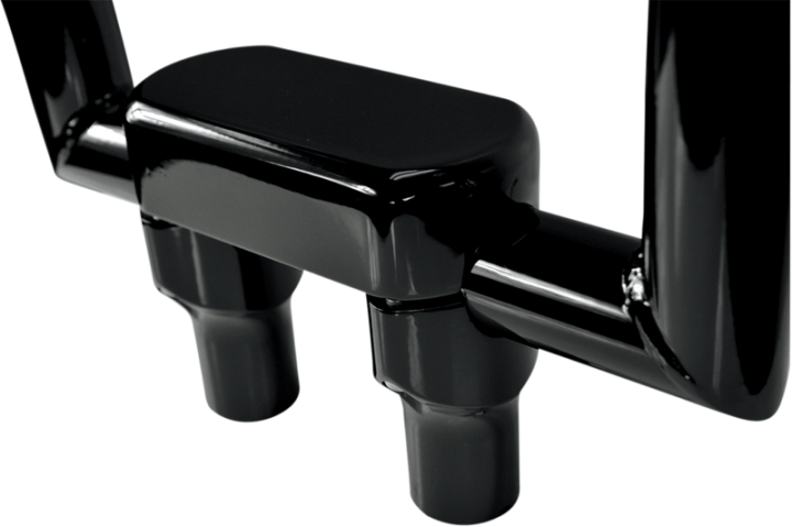 DRAG SPECIALTIES Risers - 3" - Big Buffalo - Top - Black 0602-0603