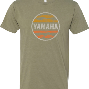 YAMAHA APPAREL Yamaha Sunset T-Shirt - Olive Green - Small NP21S-M3128-S