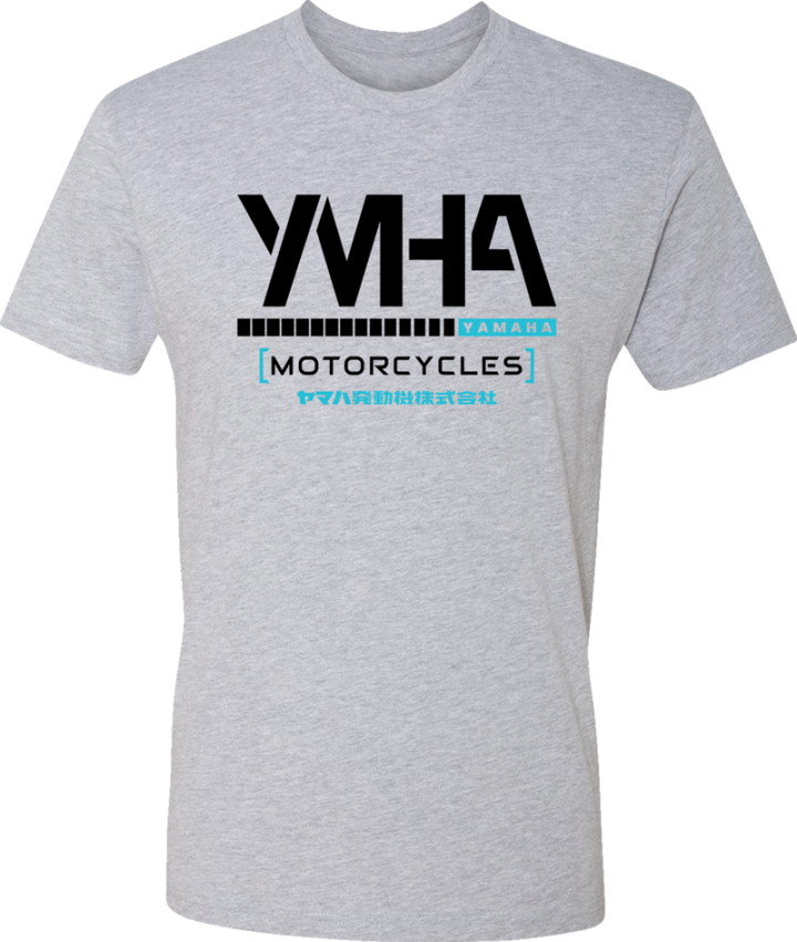 YAMAHA APPAREL Yamaha Rev T-Shirt - Heather Gray - Large NP21S-M3141-L