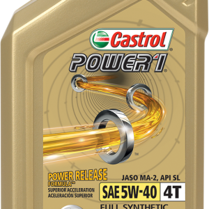CASTROL Power 1® Synthetic Engine Oil - 5W-40 - 1 U.S. quart 15D29D