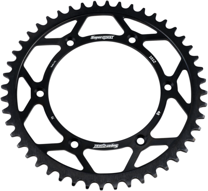 SUPERSPROX Steel Rear Sprocket - 48 Tooth RFE-1512-48-BLK