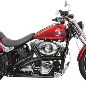 BASSANI XHAUST Sweeper Exhaust - Black/Black 1SD2FBB