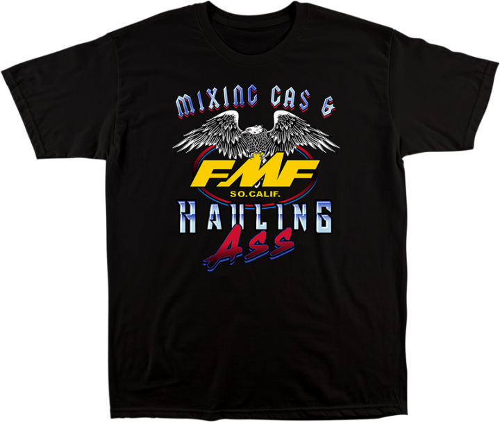 FMF Fighter T-Shirt - Black - Large FA21118907BKLG 3030-21274