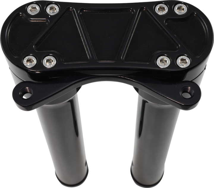 ACCUTRONIX Risers - Threaded - 12" - Gauge Mount - Black HR2212-MB