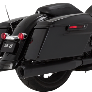 VANCE & HINES 4" Eliminator Mufflers - Black Glide/Road King 46703