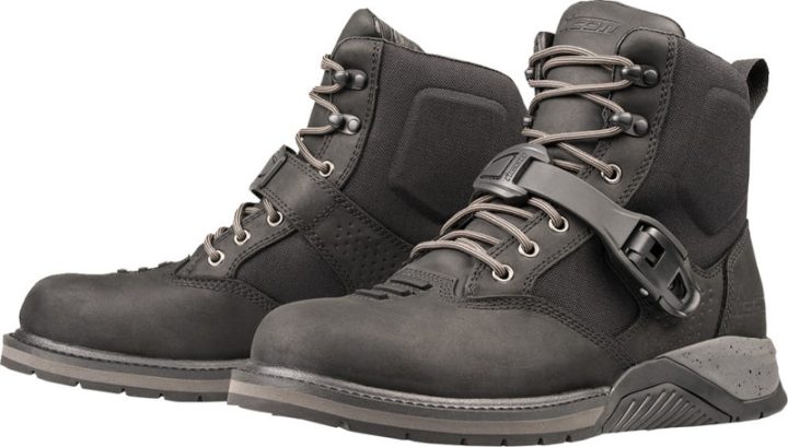 ICON SD6 Waterproof Boots - Black - US 7 3403-1340