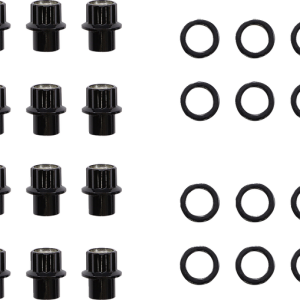 MOOSE UTILITY Lug Nut - Carbon Fiber Wheel - Steel - 12 mm x 1.25" LNBOET12125ASKT