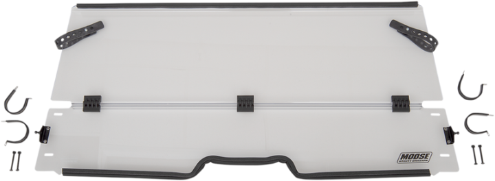 MOOSE UTILITY Full Folding Windshield - Talon LEMA100-0047