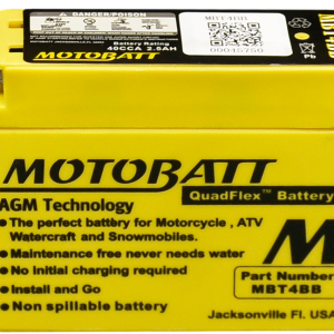 Motobatt Battery Mbt4bb Sealed Factory Activated 491-1021