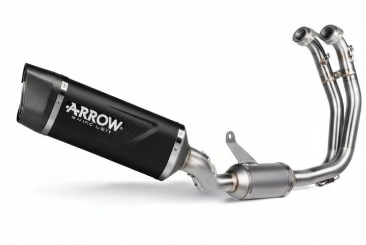 Arrow Aprilia Rs660 E5+ 2025 Full System With Indy-Race Evo Aluminium Dark Exhaust 77008akn