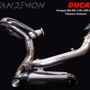 Vandemon Ducati Panigale 899,959,1199,1299 Titanium Belly Exhaust System 2011-18 DUC129TIEXBELA VA-122