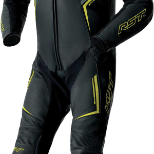 RST S1 D3o Suit Blk/Gry/Flo Yel Leather Md 556-3604242 103604F.YEL-42