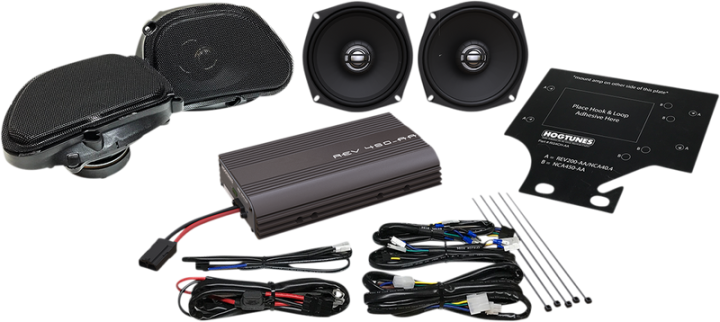 HOGTUNES 200W Amp/Speaker Kit - RG REV450RGUKIT-AA