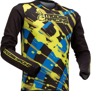 MOOSE RACING Youth Agroid Mesh Jersey - Black/Blue/Hi-Vis - XL 2912-2168