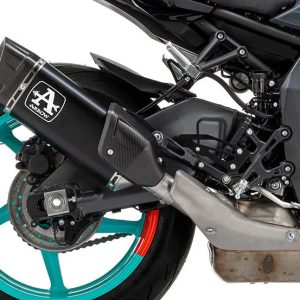 71507PTN Arrow Pista Slip-on Exhaust, Titanium Dark for Yamaha MT-10 2022-2025