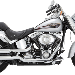 VANCE & HINES 3" Twin Slash Slip-On Muffler - Chrome Fat Boy 2010-2017 16343