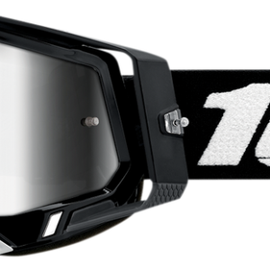 100% Racecraft 2 Goggles - Black - Silver Mirror 50010-00001